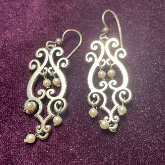 Silver Francesca Collection Earrings - Picture 1 of 4
